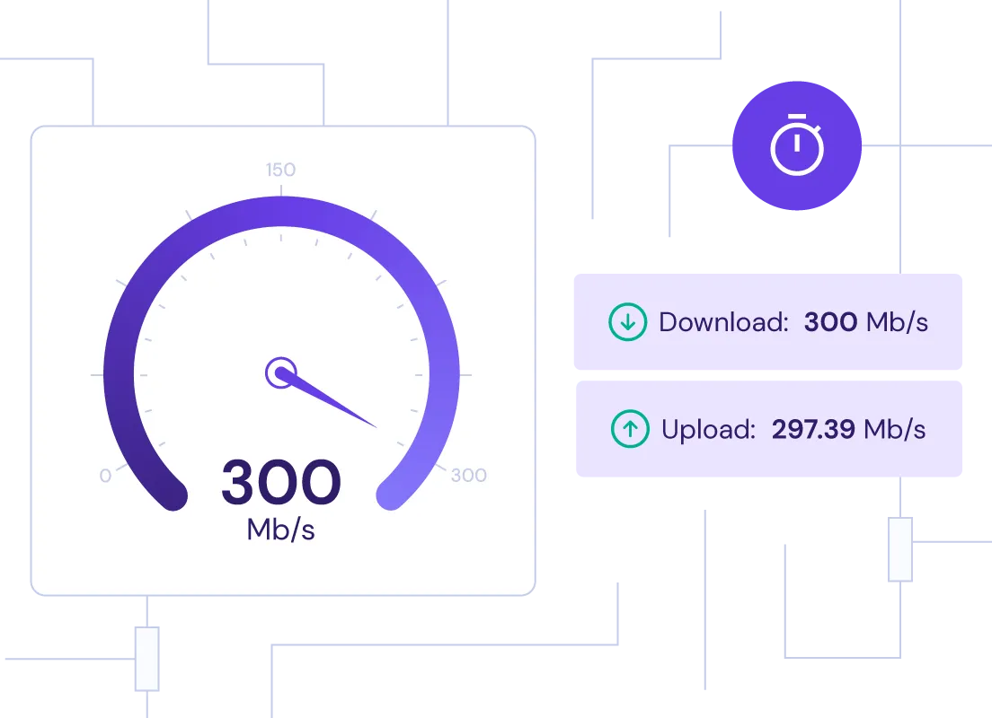 300 Mb/s Netzwerk