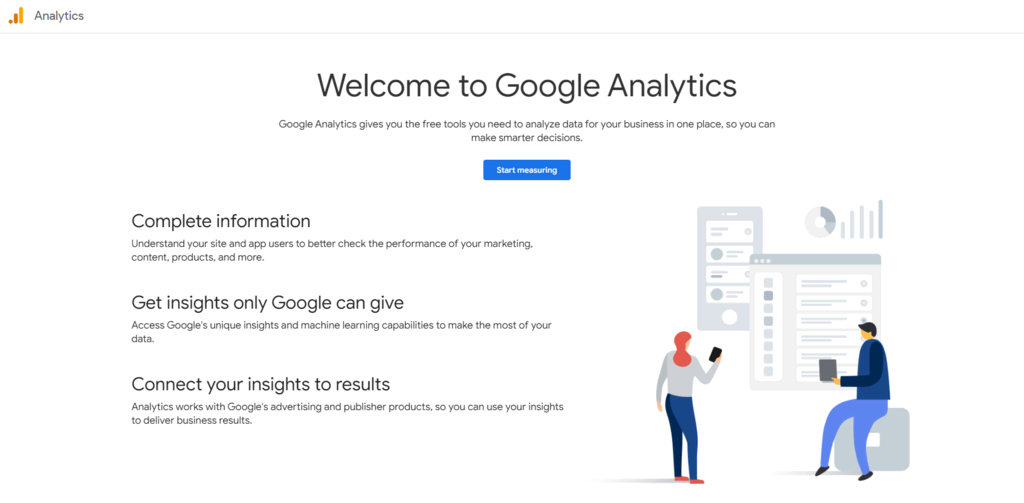 Webanalyse-Tool Google Analytics
