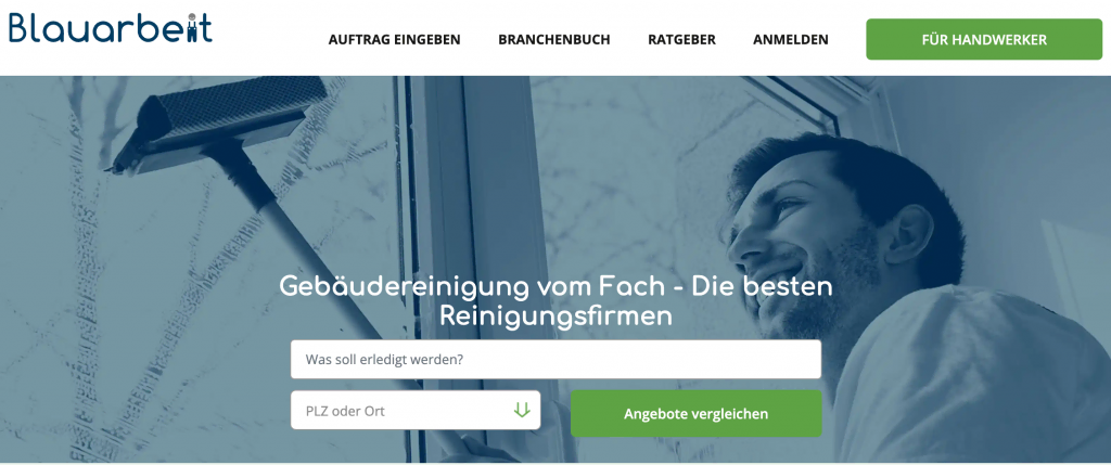 Blauarbeit-Homepage