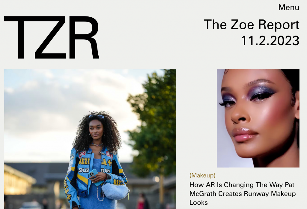The Zoe Report Website
