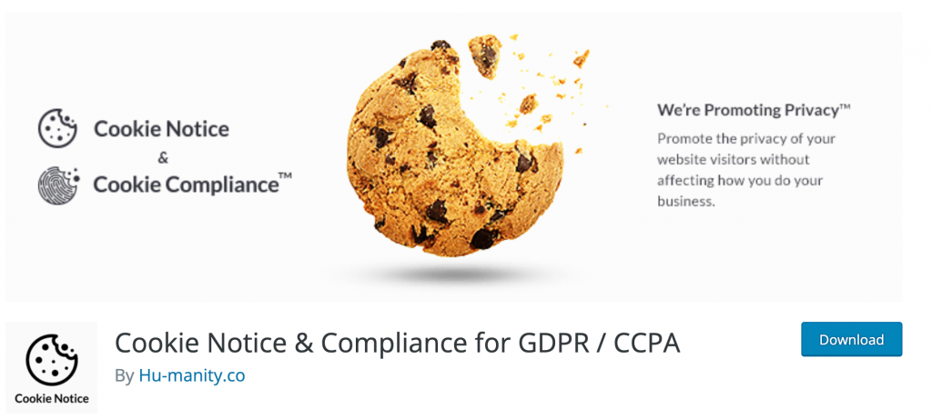 Cookie-Hinweis & Compliance für GDPR / CCPA-Plugin-Banner