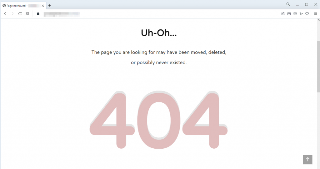 404 Error in Opera